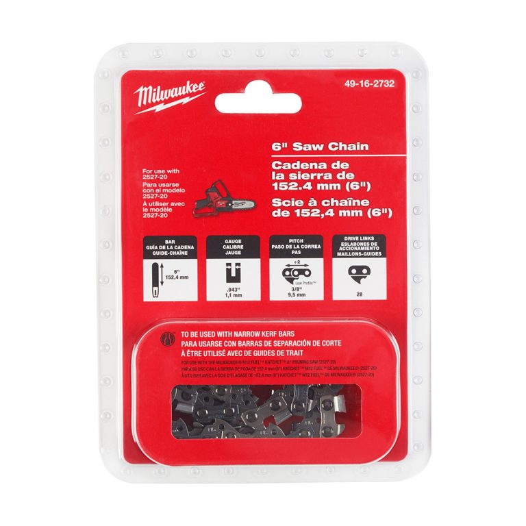 MILWAUKEE 6" Replacement Saw Chain FOR M12 FUEL HATCHET (2527