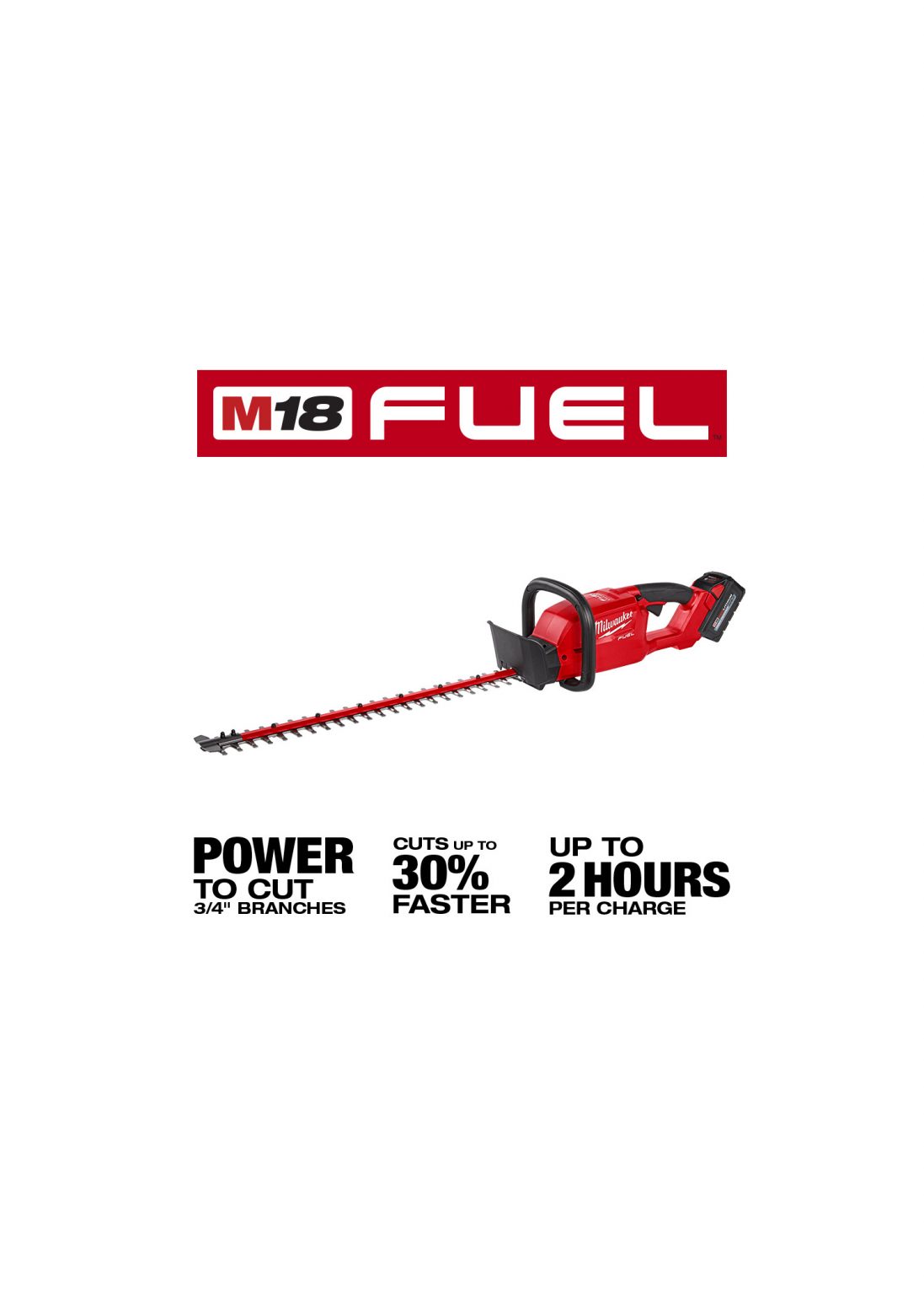 HEDGE TRIMMER 9.0AH KIT MILWAUKEE M18 FUEL Contractor Cave Tools