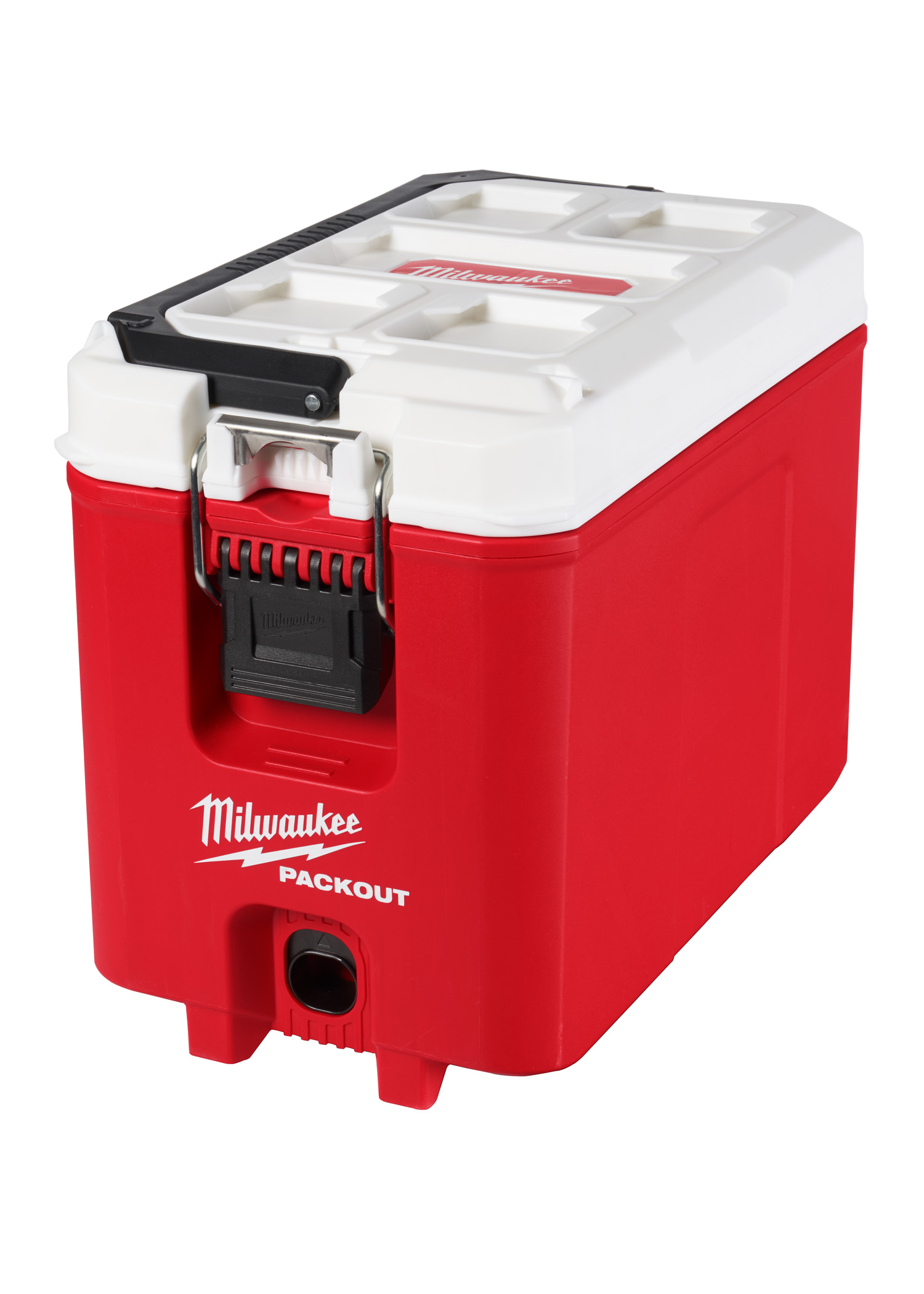 MILWAUKEE PACKOUT INSULATED COOLER Jobsite Hard Shell 16 Quart w/ Removable Tray Contractor