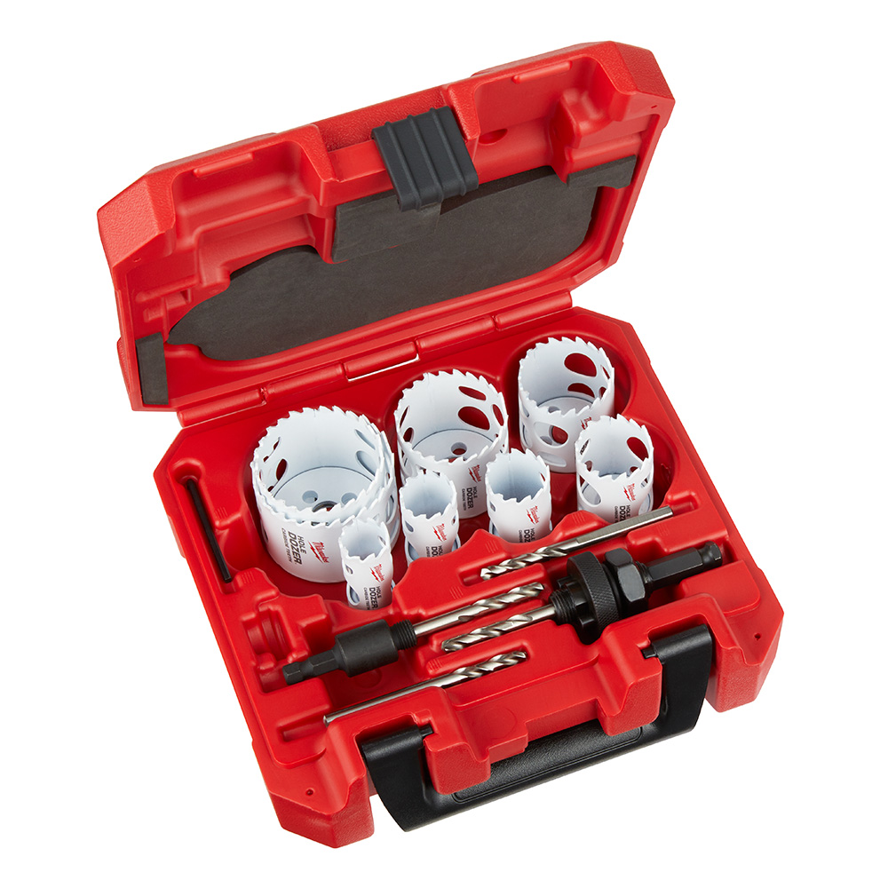 MILWAUKEE 12 PC Carbide HOLE SAW KIT from 7/8" 21/2" Contractor