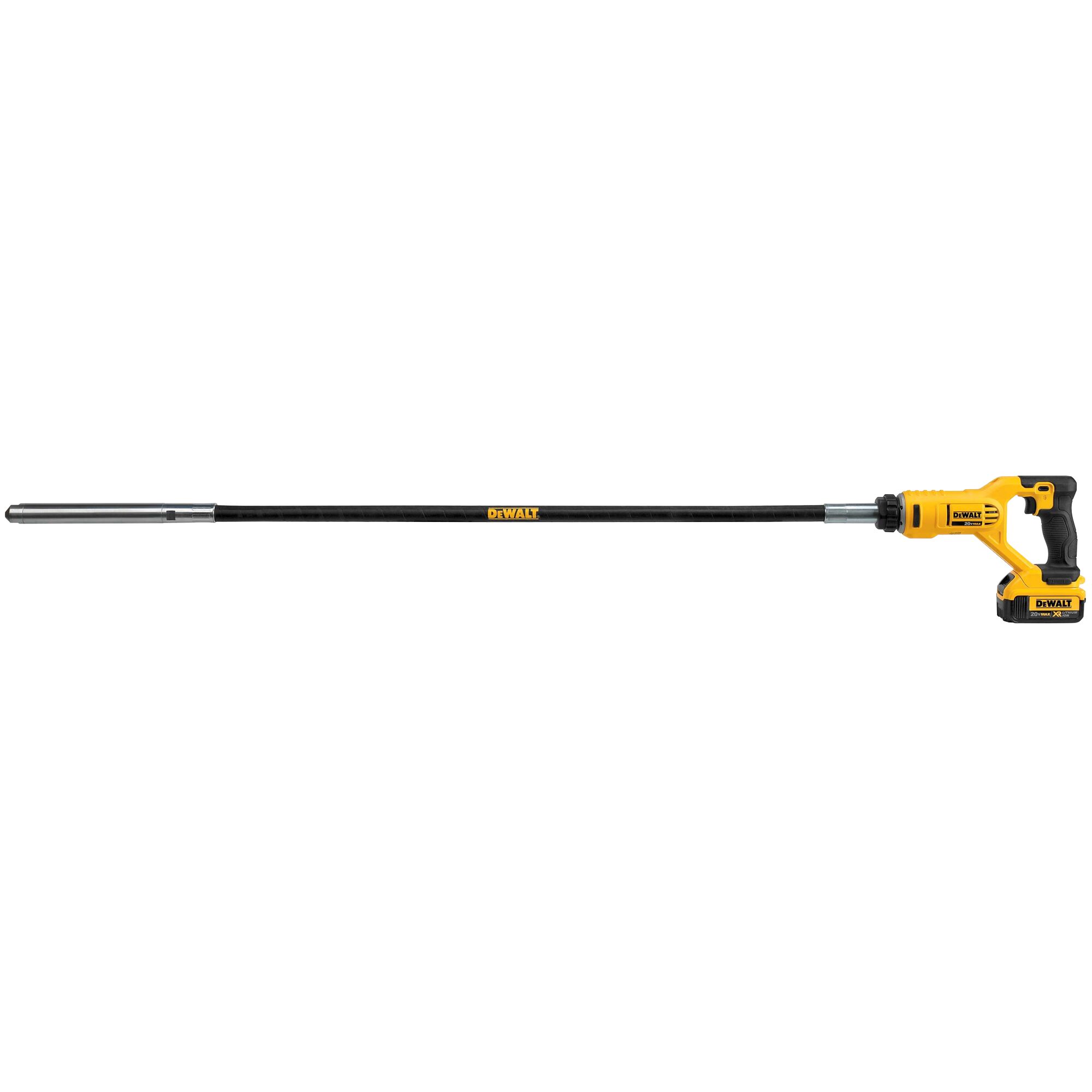 DEWALT 20V 11/8" x 48" Concrete Vibrator Kit w/14.0AH Battery and