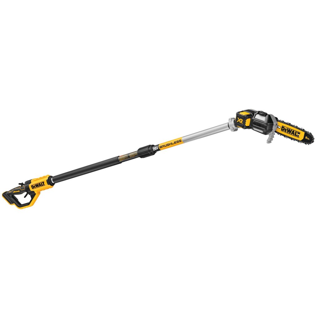 DEWALT 20V 8" Pole Saw Bare Tool Contractor Cave Tools