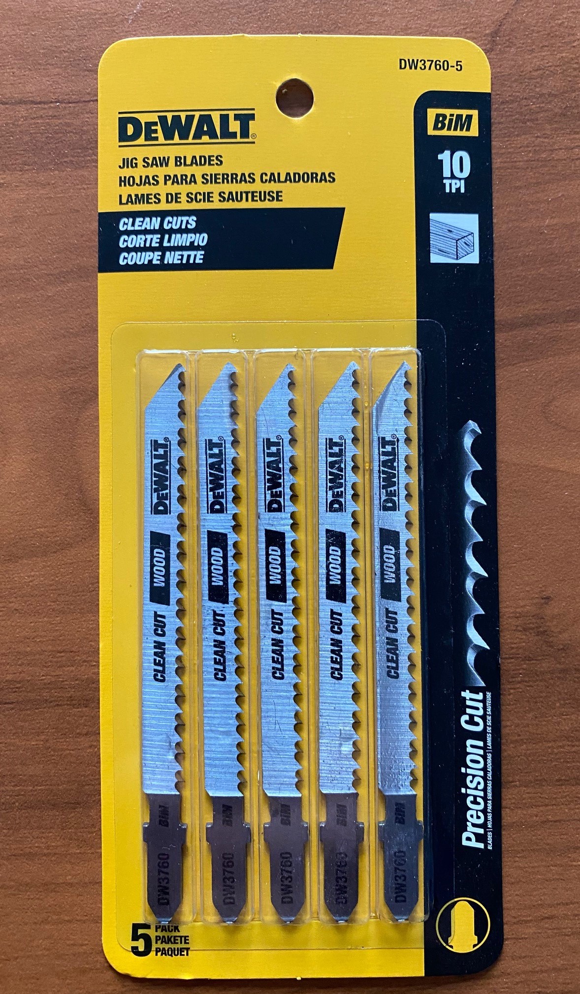 BLADE JIG SAW 10TPI 4" 5/PK FINE FINISH WOOD COBALT ST Contractor