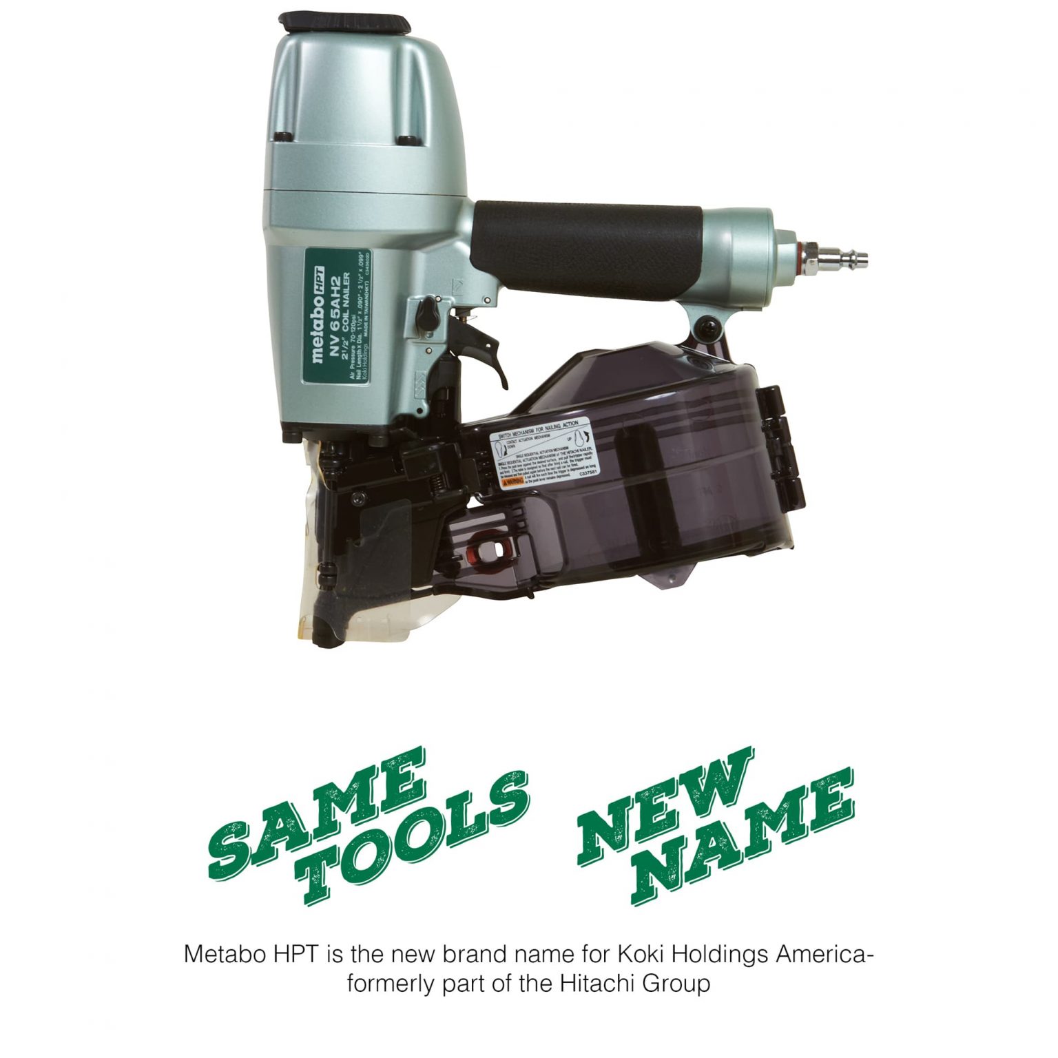 HITACHI Siding Coil Nailer 11/2" to 21/2" x 0.099" Contractor Cave