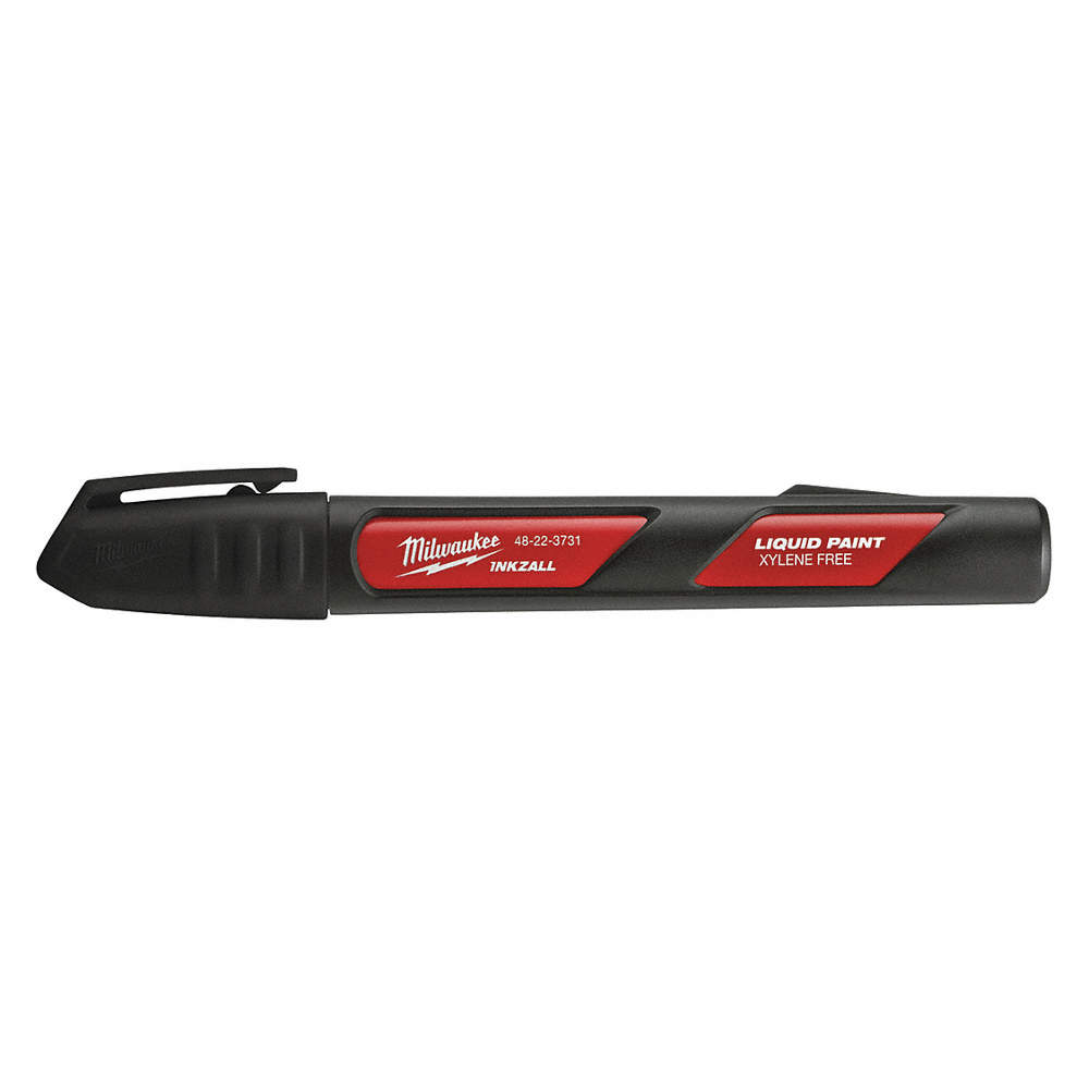 MILWAUKEE® INKZALL™ Black Liquid Paint Marker Contractor Cave Tools