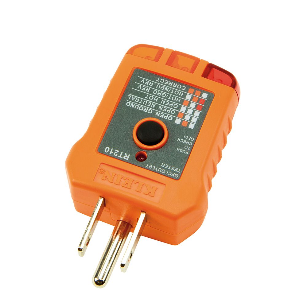 KLEIN GFCI Receptacle Tester - Contractor Cave Tools