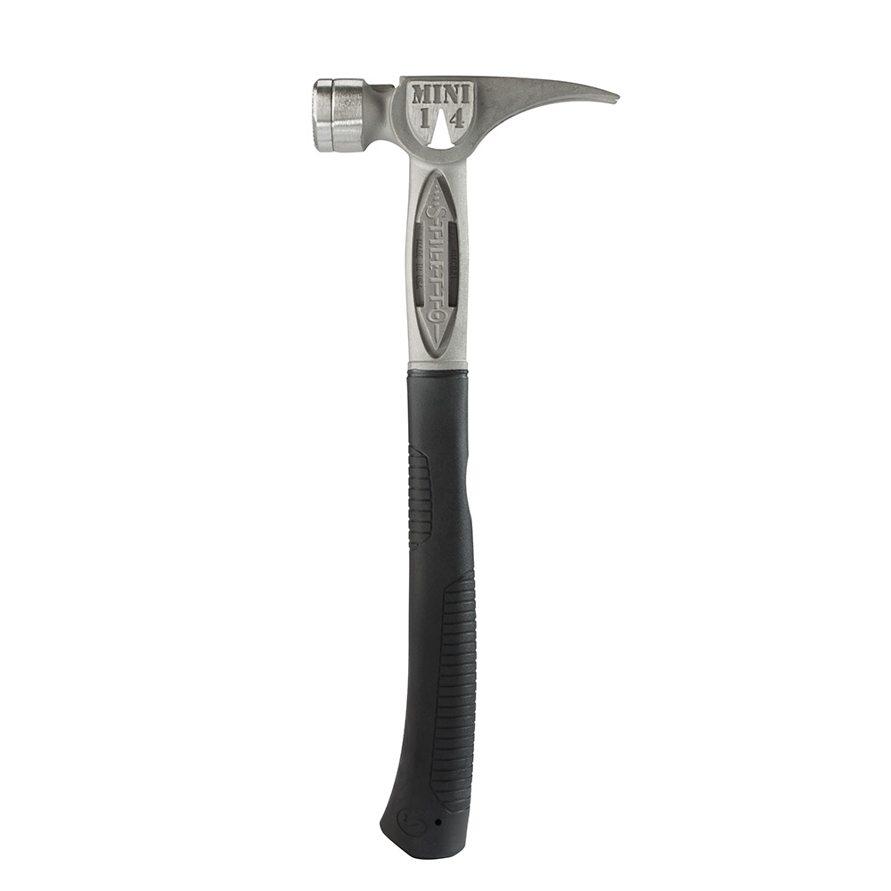 STILETTO HAMMER Titanium 14 OZ W/MILLED FACE Contractor Cave Tools