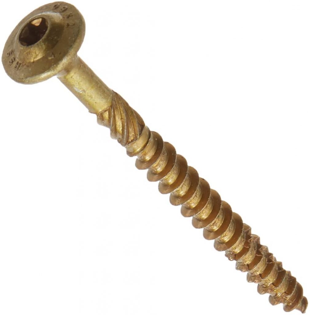 15 X 3-1/2 Construction Lag Screws – Structural Timber CTX, Star Drive, Type 17 Pt, Qty 15
