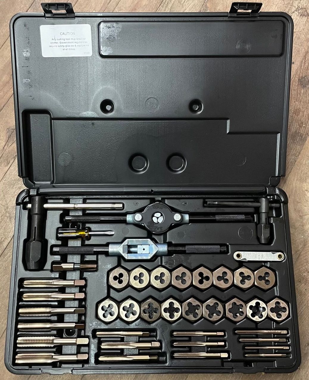 NORSEMAN 40 Pc Tap & Die Set SAE Mag Super Premium Contractor Cave Tools