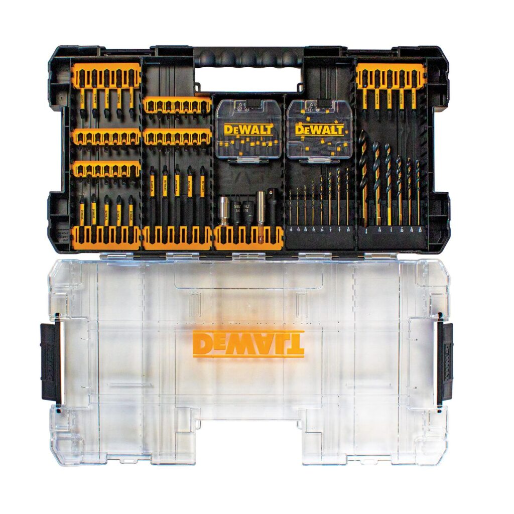 DEWALT 100 Pc. Flextorq® Impact Ready® Screwdriving Bit Set w/Toughcase®+ System Contractor