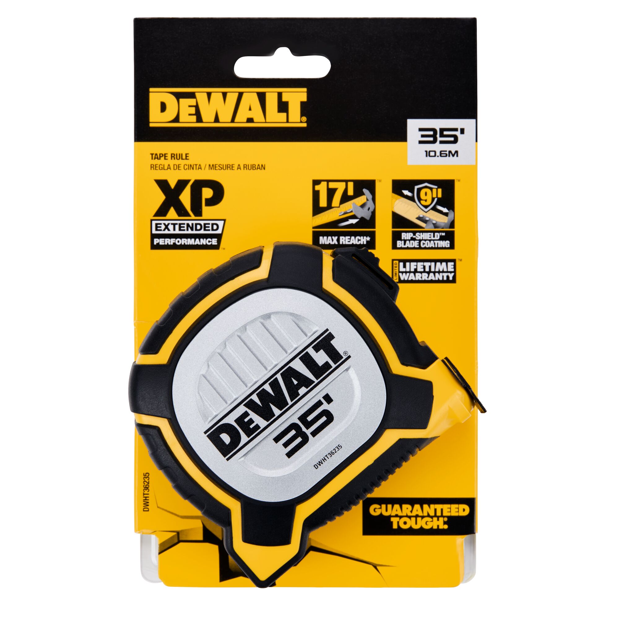 DEWALT 35 ft XP™ Tape Measure Contractor Cave Tools