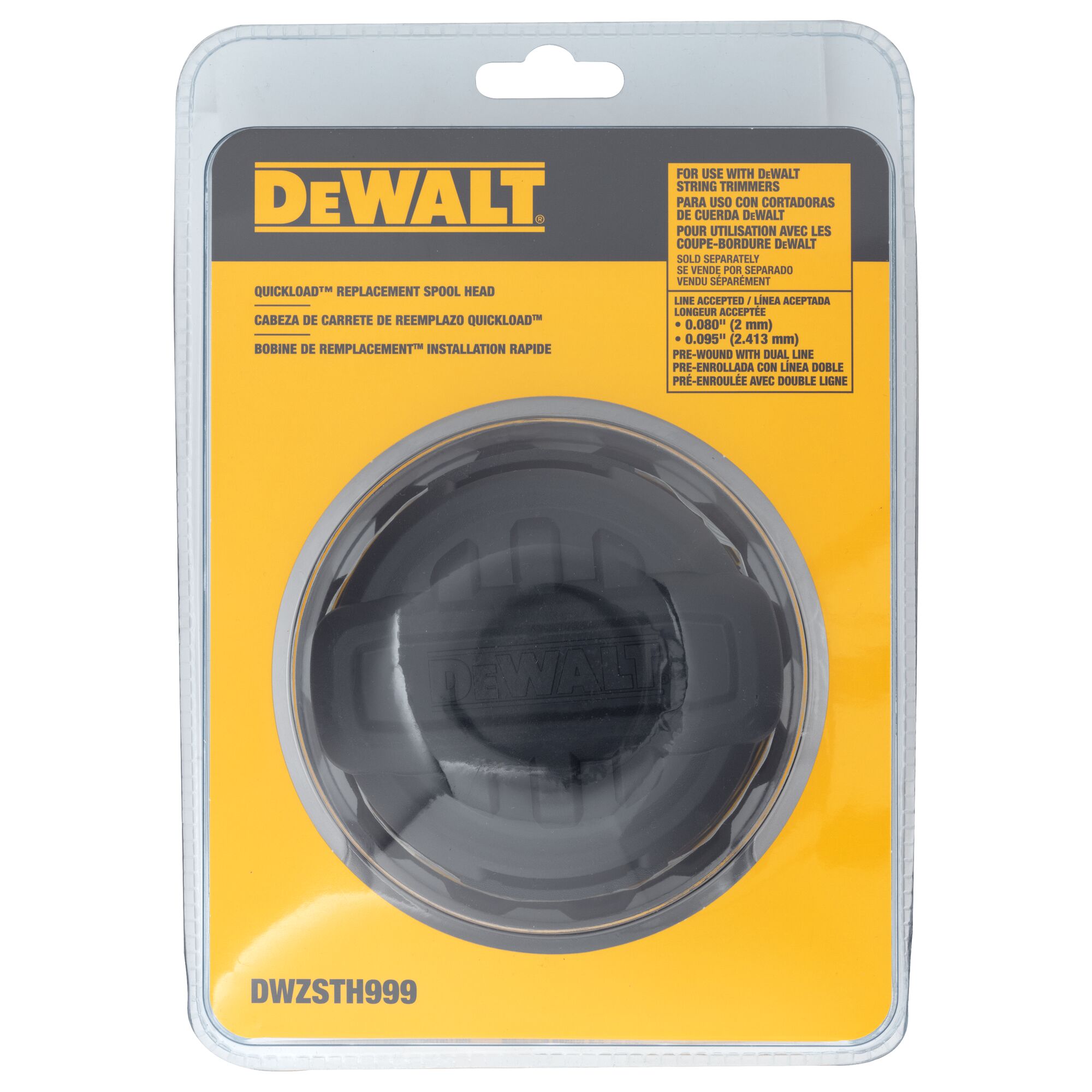DEWALT QUICKLOAD™ Spool Head for String Trimmer Contractor Cave Tools