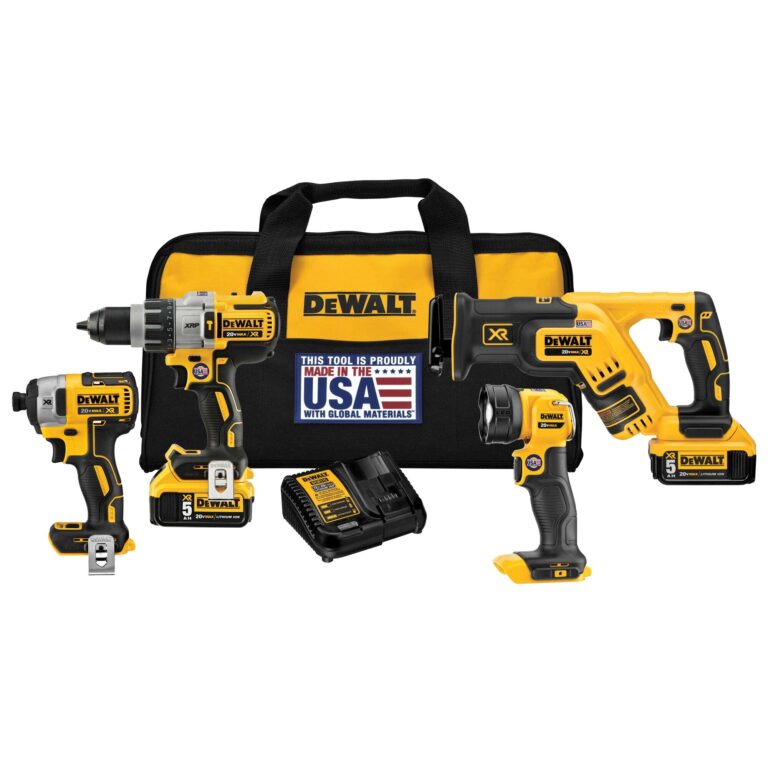 Dewalt 4 2024 tool combo