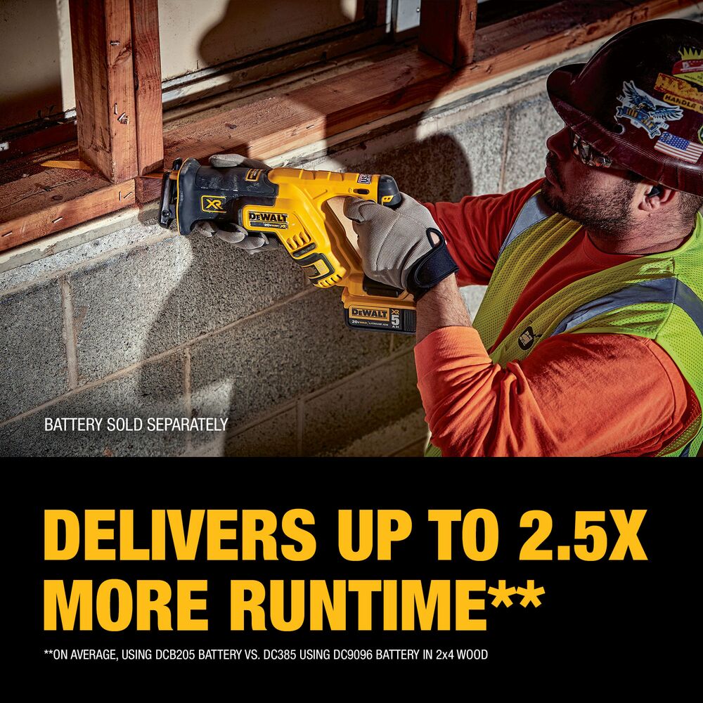 Dewalt dcs367b cordless compact reciprocating deals saw