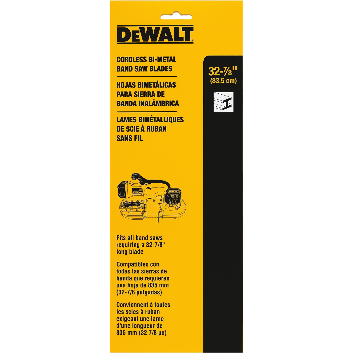 DEWALT Portable Bandsaw Blades 32 7 8