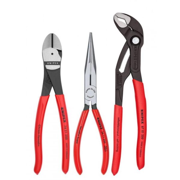 KNIPEX Universal Pliers 3 Pc Set with Cobra® Pliers 1