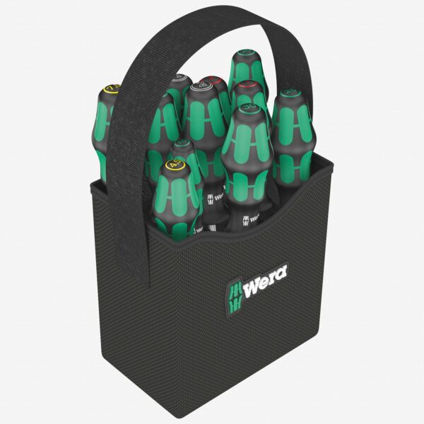 WERA 11 Pc Kraftform Screwdriver Set / Wera 2go 4 Quiver 1