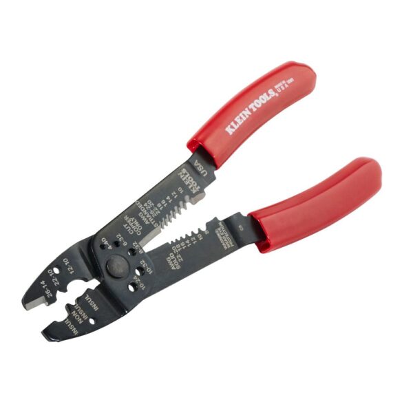 KLEIN Multi Tool, Stripper, Crimper, Wire Cutter, 8-22 AWG 4