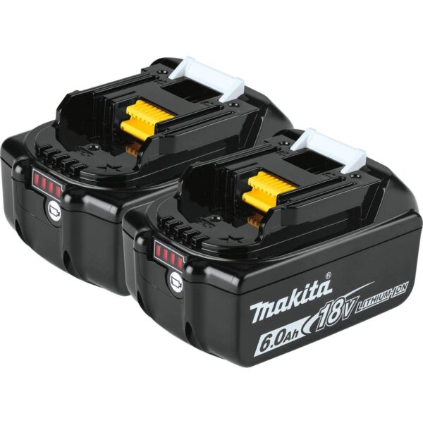 MAKITA 18V LI-ION Battery 6.0 AH Twin Pack 1