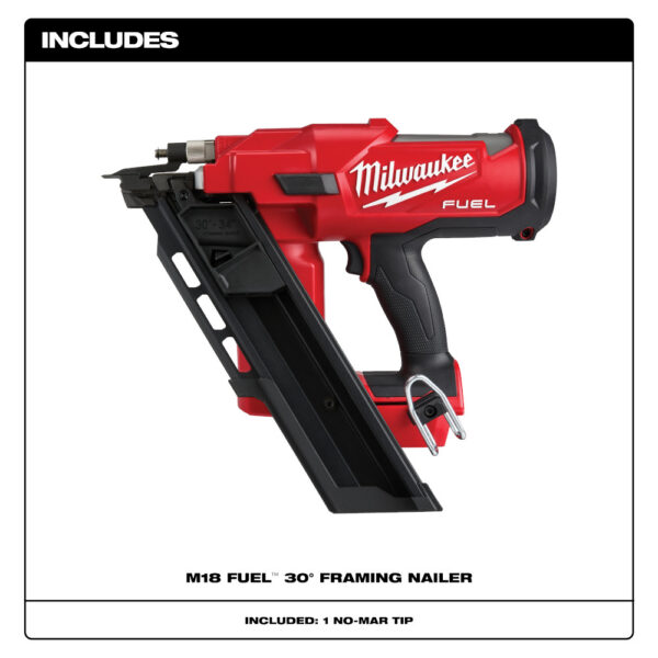 MILWAUKEE® M18 FUEL™ 30 Degree Framing Nailer (Tool Only) 4