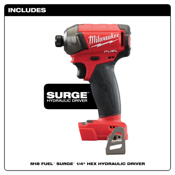 MILWAUKEE M18 FUEL™ SURGE™ 1/4&quot; Hex Hydraulic Driver (Tool Only) 4