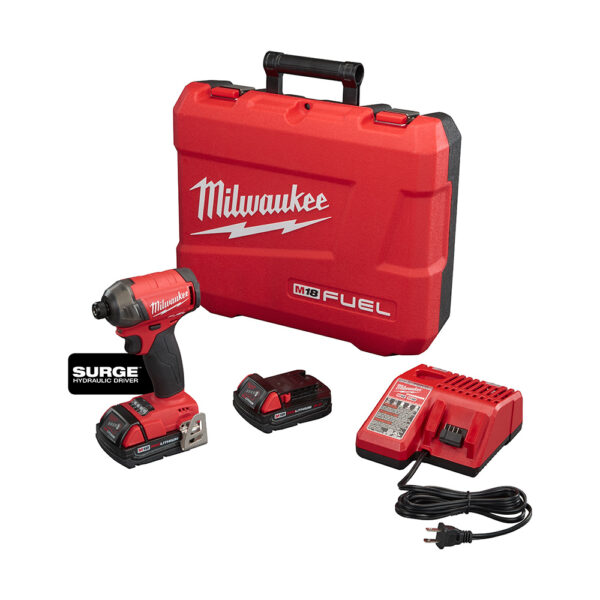 MILWAUKEE M18 FUEL™ SURGE™ 1/4&quot; Hex Hydraulic Driver Kit 1