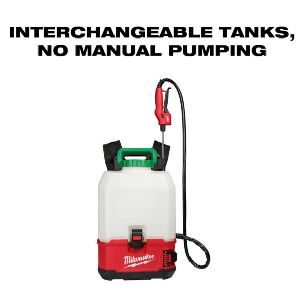 MILWAUKEE M18™ SWITCH TANK™ 4-Gallon Backpack Sprayer (Tool Only) 3