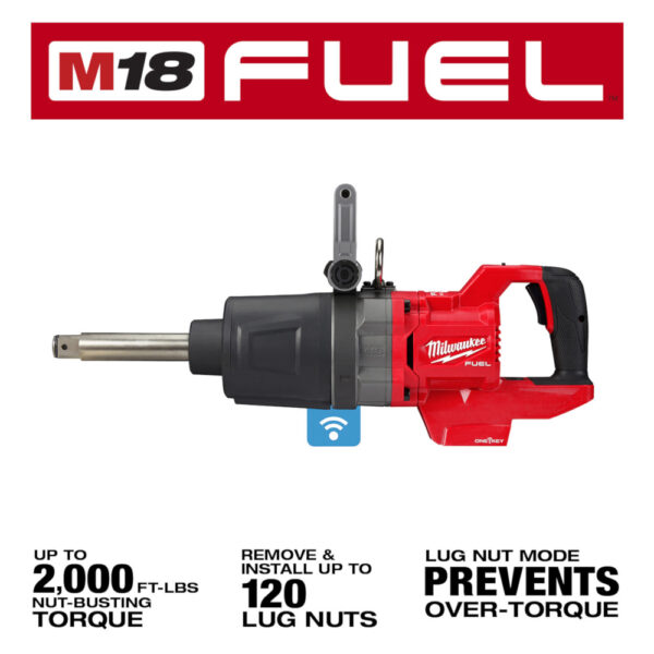 MILWAUKEE M18 FUEL™ 1" D-Handle Ext. Anvil High Torque Impact Wrench w/ ONE-KEY™ 3