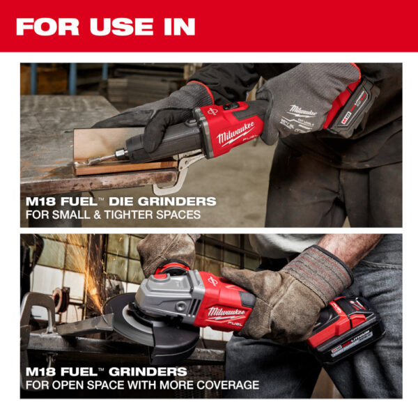 MILWAUKEE M18 FUEL™ Braking Die Grinder, Slide Switch 5