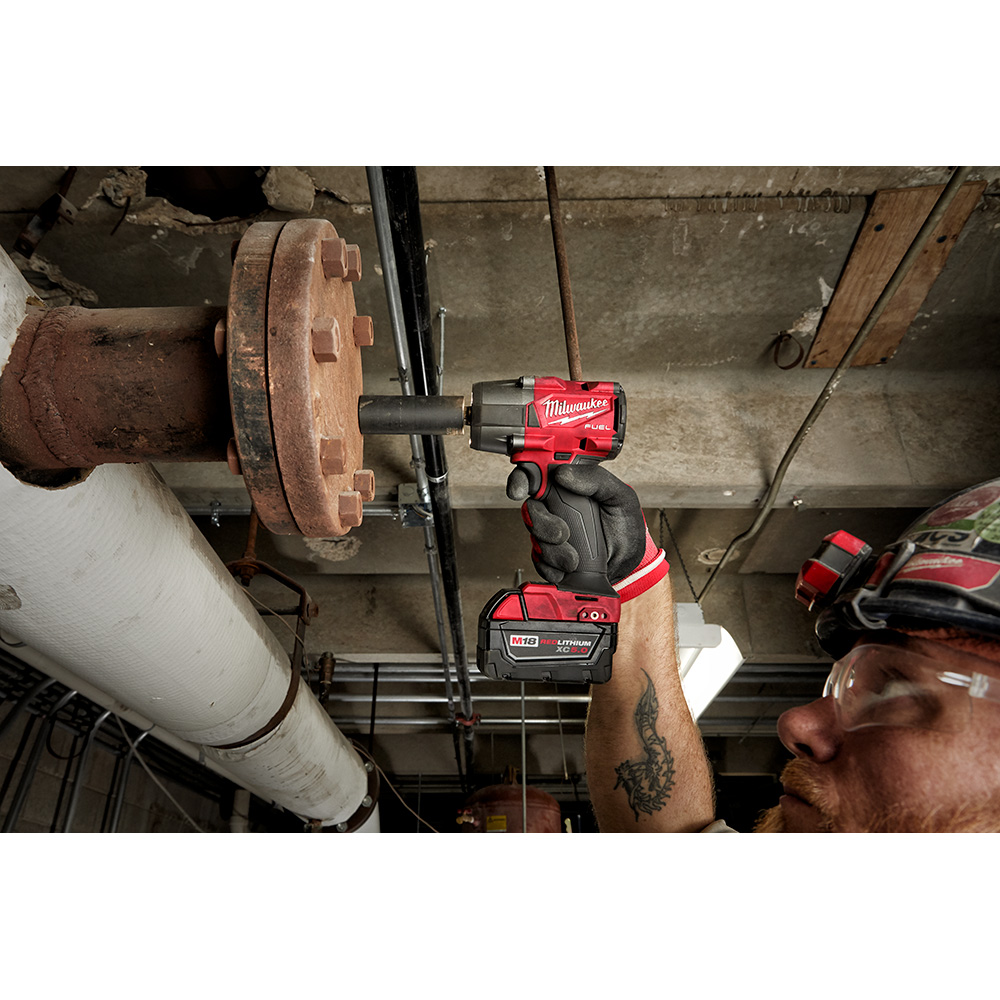 M18 FUEL 18V Lithium-Ion Brushless Cordless Mid Torque 1/2-inch Impact  Wrench W/ Friction Ring (Tool Only)