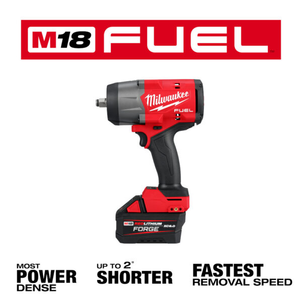 MILWAUKEE M18 FUEL™ 1/2" High Torque Impact Wrench w/ Friction Ring FORGE™ Kit 3