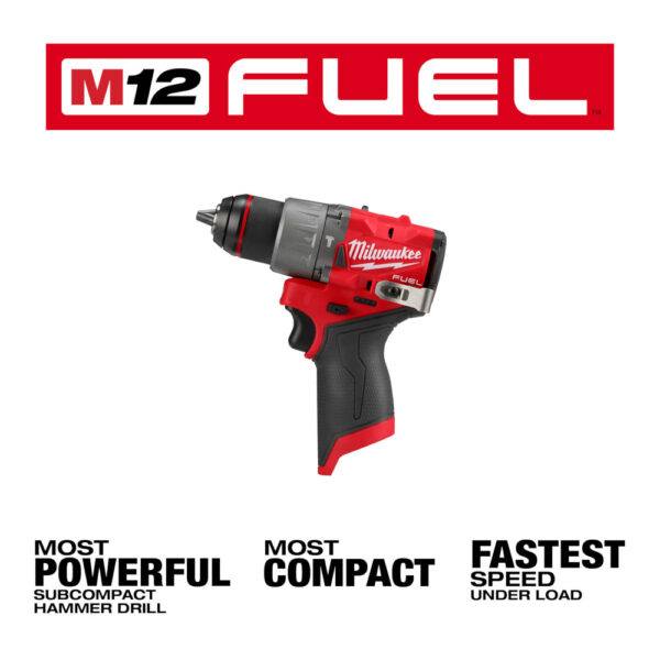 MILWAUKEE M12 FUEL™ 1/2&quot; Hammer Drill/Driver (Tool Only) 4
