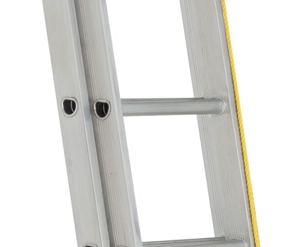FEATHERLITE 24&#039; Aluminum Extension Ladder 300 LB Grade 1A D-Rung Box Beam 2