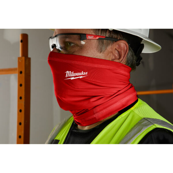 MILWAUKEE® Red Multi-Functional Neck Gaiter - Image 3