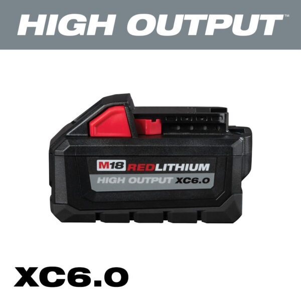 MILWAUKEE® M18 REDLITHIUM™ HIGH OUTPUT™ XC 6.0 Battery 2
