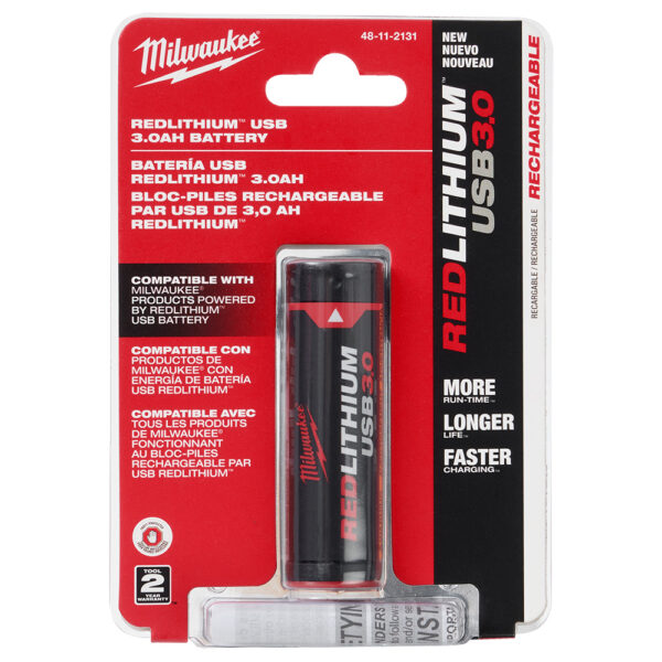MILWAUKEE REDLITHIUM™ USB 3.0 Battery 3