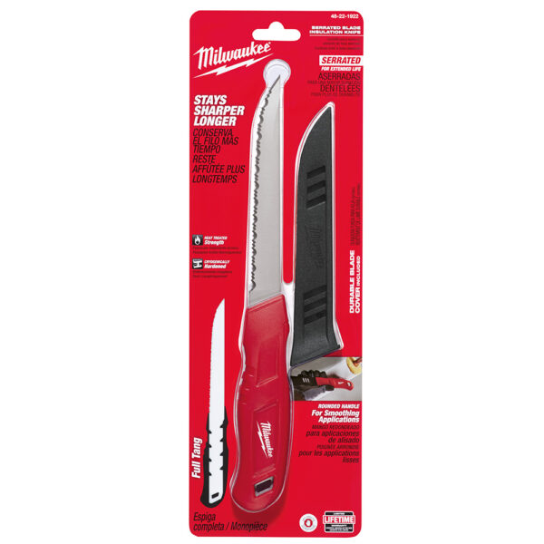 MILWAUKEE® Serrated Blade Insulation Knife 2