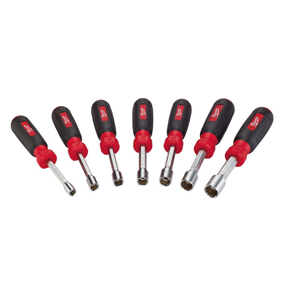MILWAUKEE 7 pc Magnetic HollowCore™ SAE Nut Driver Set 1/4&quot; to 9/16&quot; 2
