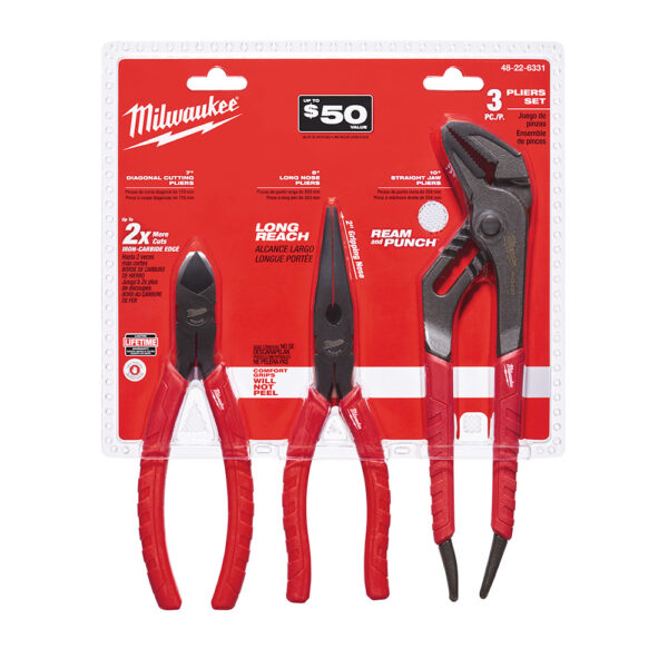 MILWAUKEE® 3pc Pliers Kit 1