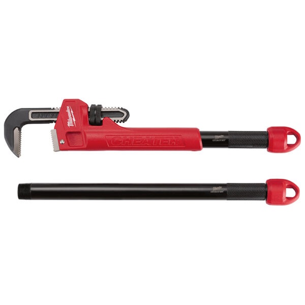 MILWAUKEE Cheater Steel Adaptable Pipe Wrench 1