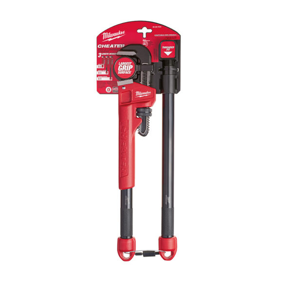 MILWAUKEE Cheater Steel Adaptable Pipe Wrench 2