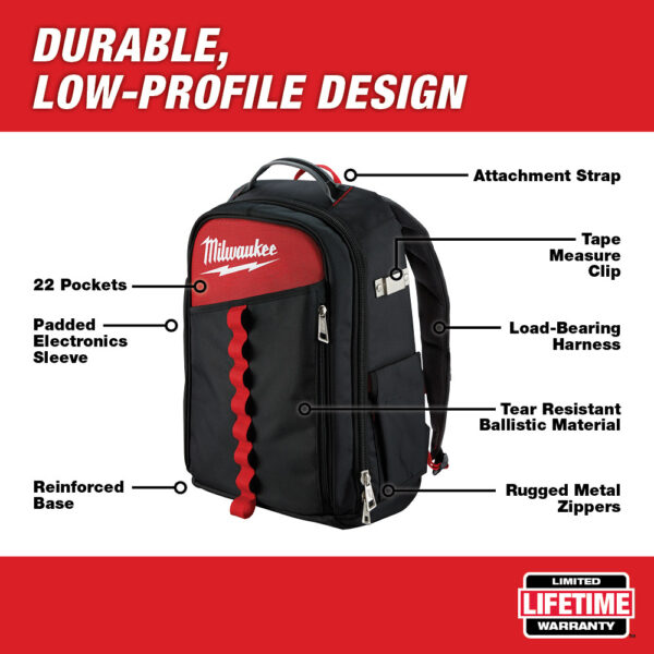 MILWAUKEE® Low-Profile Backpack 2