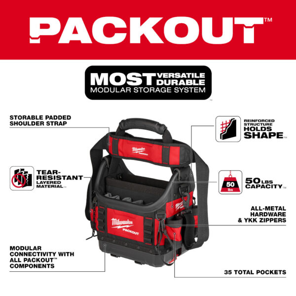 MILWAUKEE PACKOUT™ 10&quot; Structured Tote 4