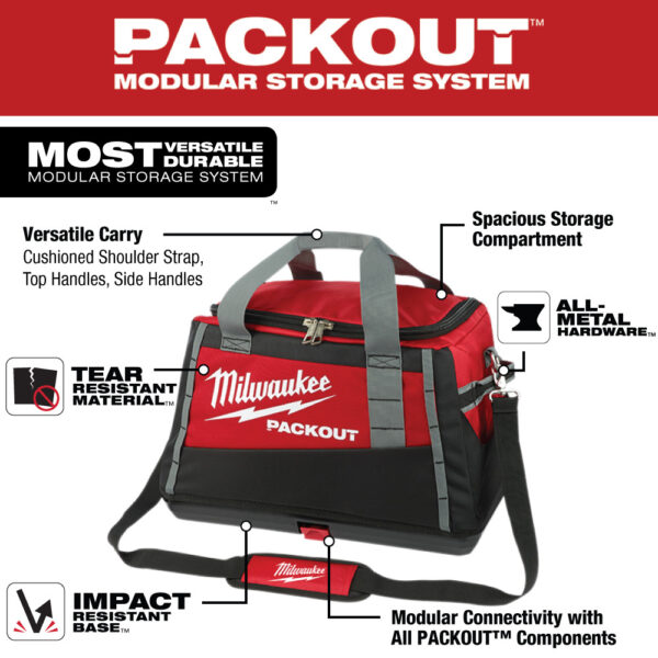 MILWAUKEE® PACKOUT 20" Tool Bag - Image 8