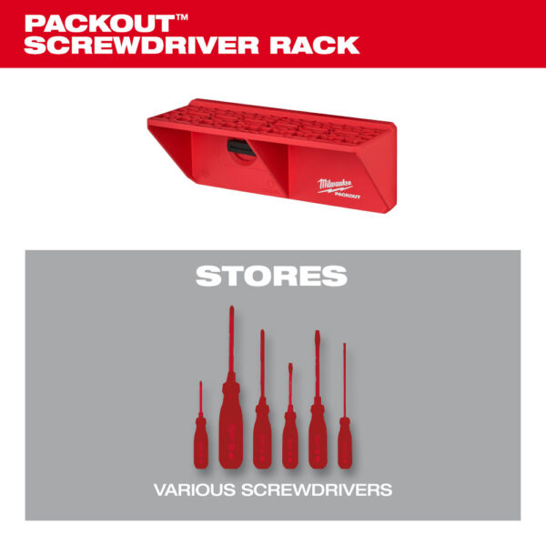 MILWAUKEE PACKOUT™ Screwdriver Rack 4