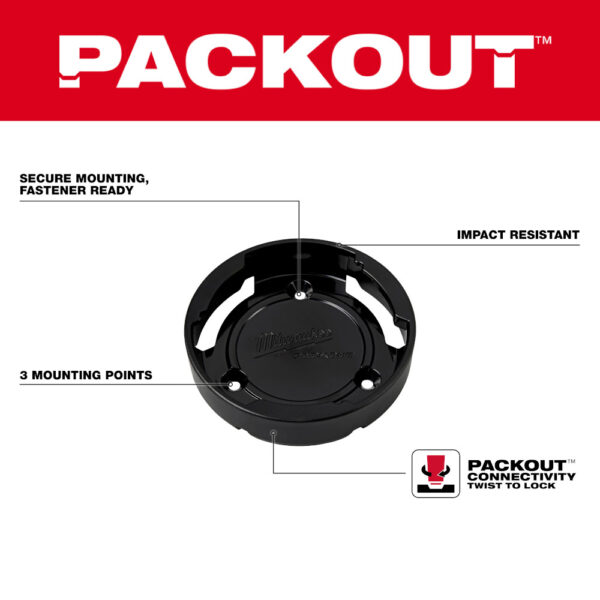 MILWAUKEE PACKOUT™ Twist to Lock Mount 1