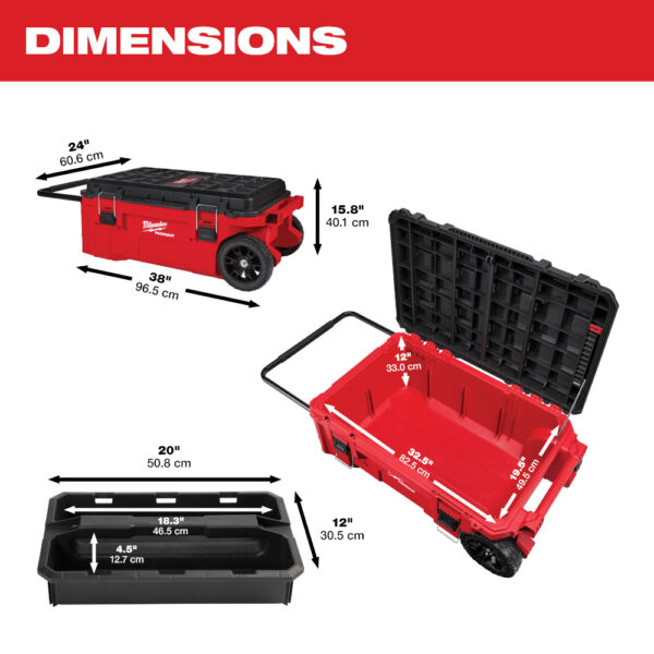 MILWAUKEE PACKOUT™ Rolling Tool Chest 7