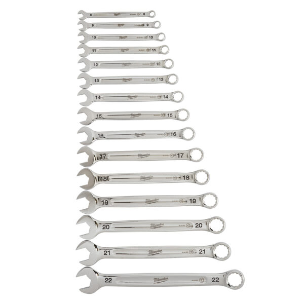 MILWAUKEE® 15 pc Combination Wrench Set - Metric 3
