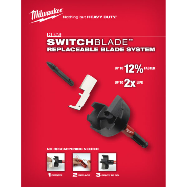 MILWAUKEE® Replacement Switchblade 2-9/16&quot; 10/PK 2