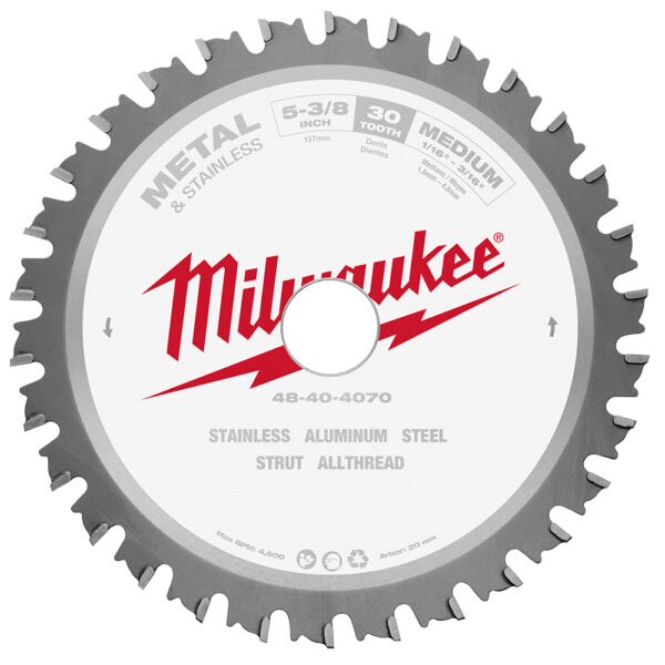 MILWAUKEE® 5-3/8&quot; Metal Cutting Blade 30 Tooth 1